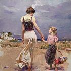 A Rough Journey Home Paintings - LET'S GO HOME by Pino